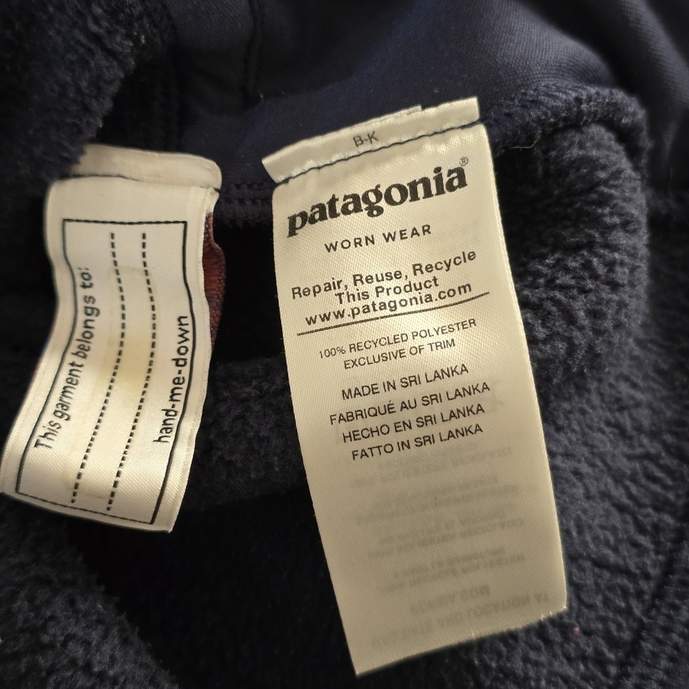Patagonia Baby Toddler Better Sweater Navy Jacket Size 3T - Picture 4 of 4